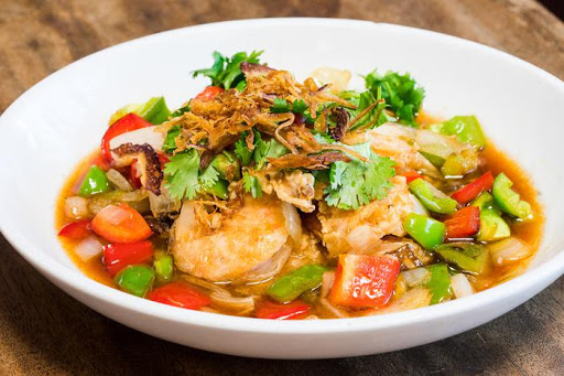 Order Goong Makahm food online from Basil Thai Restaurant & Bar store, San Francisco on bringmethat.com