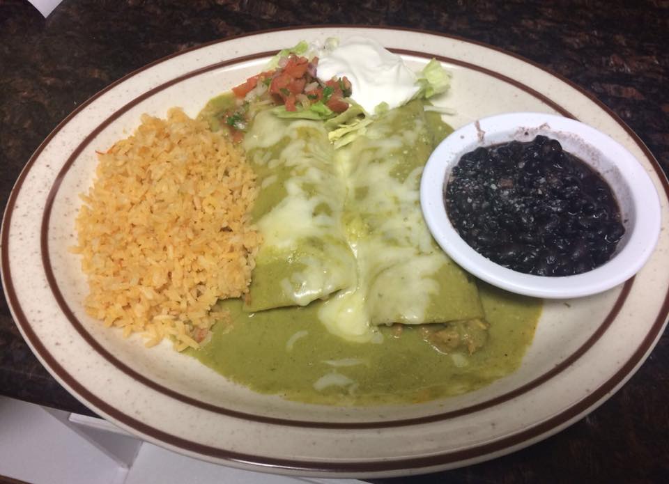 Order Enchiladas Verdes food online from Lacosta Mexican Restaurant store, Wilmington on bringmethat.com