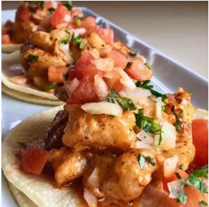 Order Sam Loves Shrimp - Shrimp Tacos (3) food online from Cafe Gunul 2 store, Rowland Heights on bringmethat.com