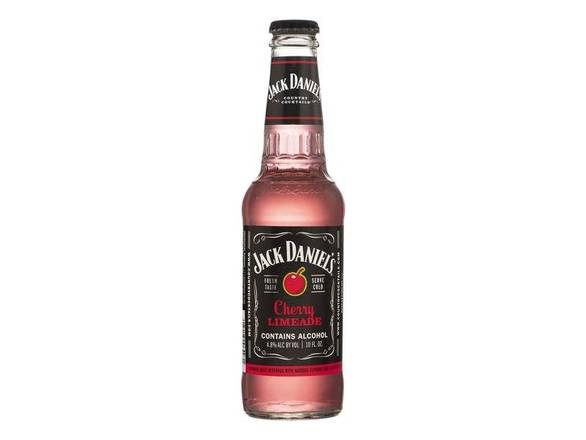 Order Jack Daniel's Country Cocktails Cherry Limeade - 10oz Bottle food online from Roseville Liquors & Wines store, NEWARK on bringmethat.com