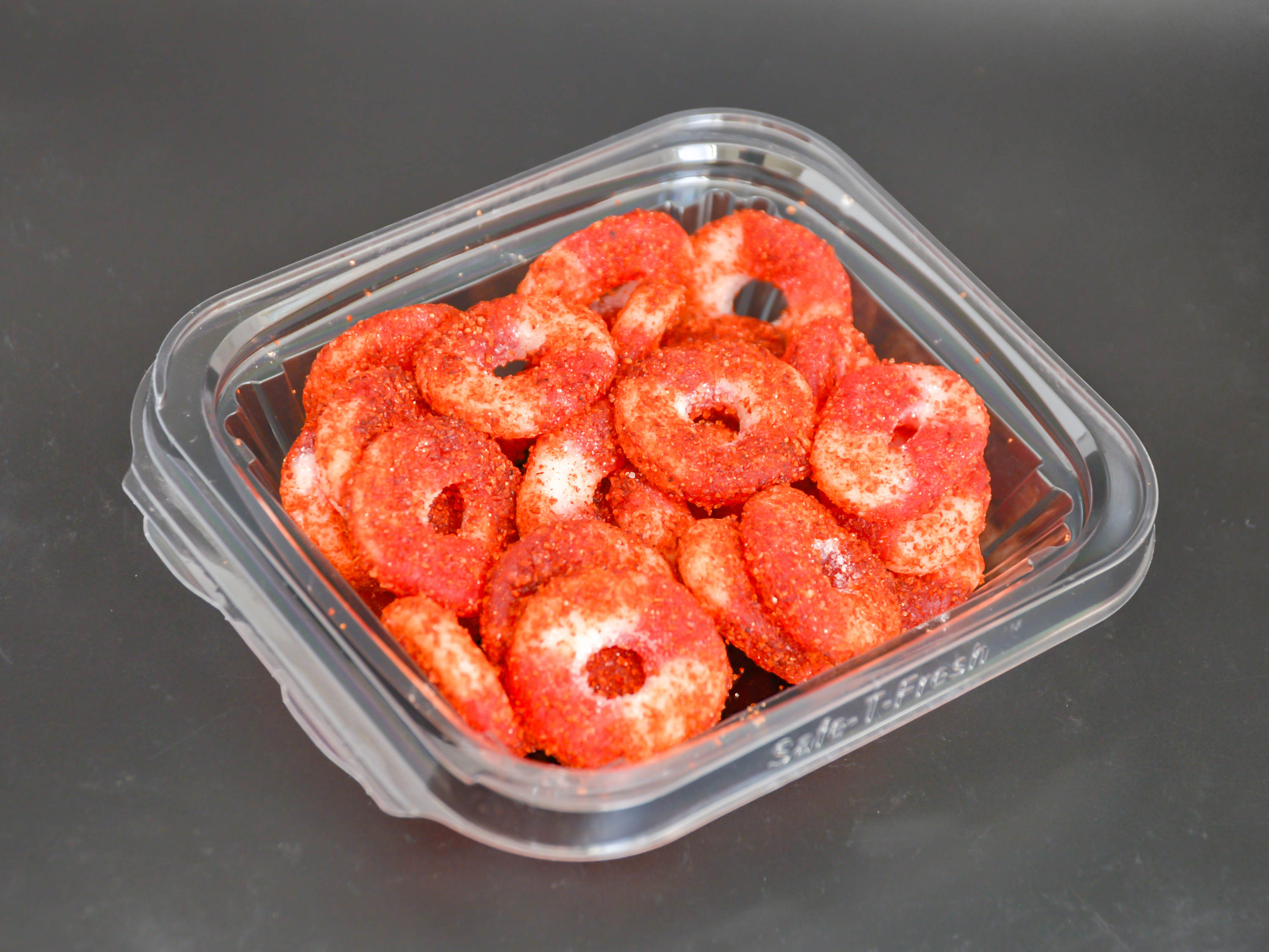 Order Chamoy Delicious Sour Strawberry Rings food online from Sweets 4 Treats store, Bakersfield on bringmethat.com