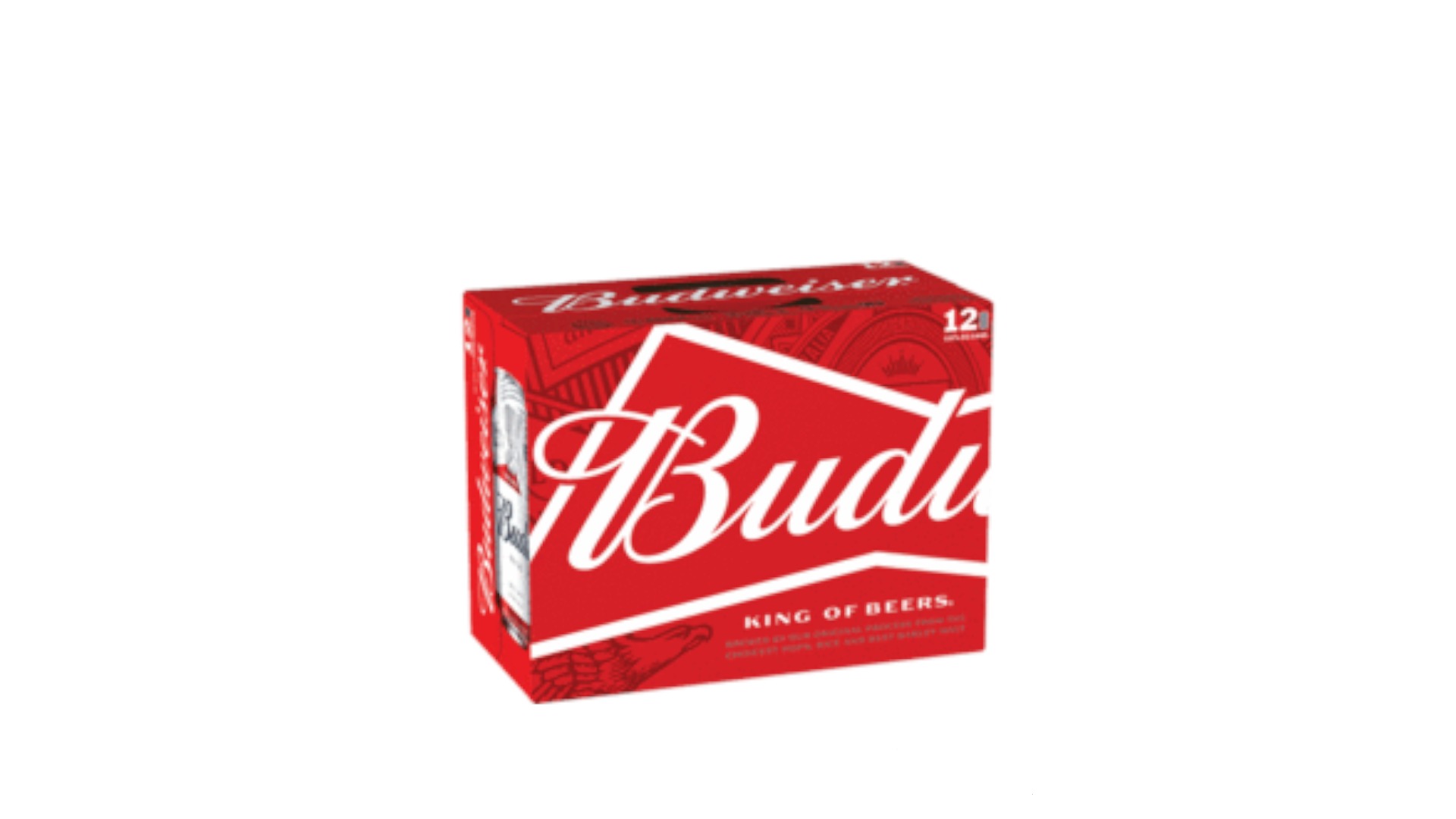 Order Budweiser 12 cans  5% abv food online from Pink Dot store, Santa Barbara on bringmethat.com
