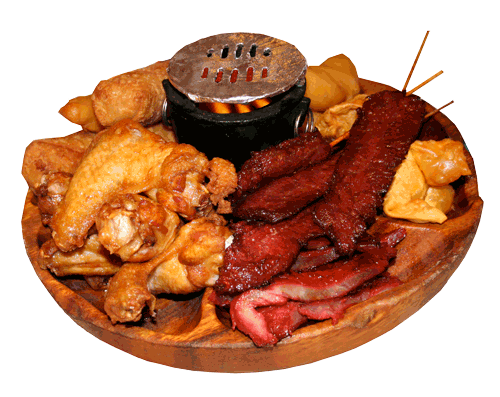 Order Pu Pu Platter food online from New Hing Hing Kitchen store, Mineola on bringmethat.com