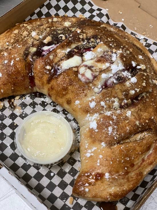 Order Blueberry Cheescake Calzone food online from The Pizza Cutters store, Syracuse on bringmethat.com
