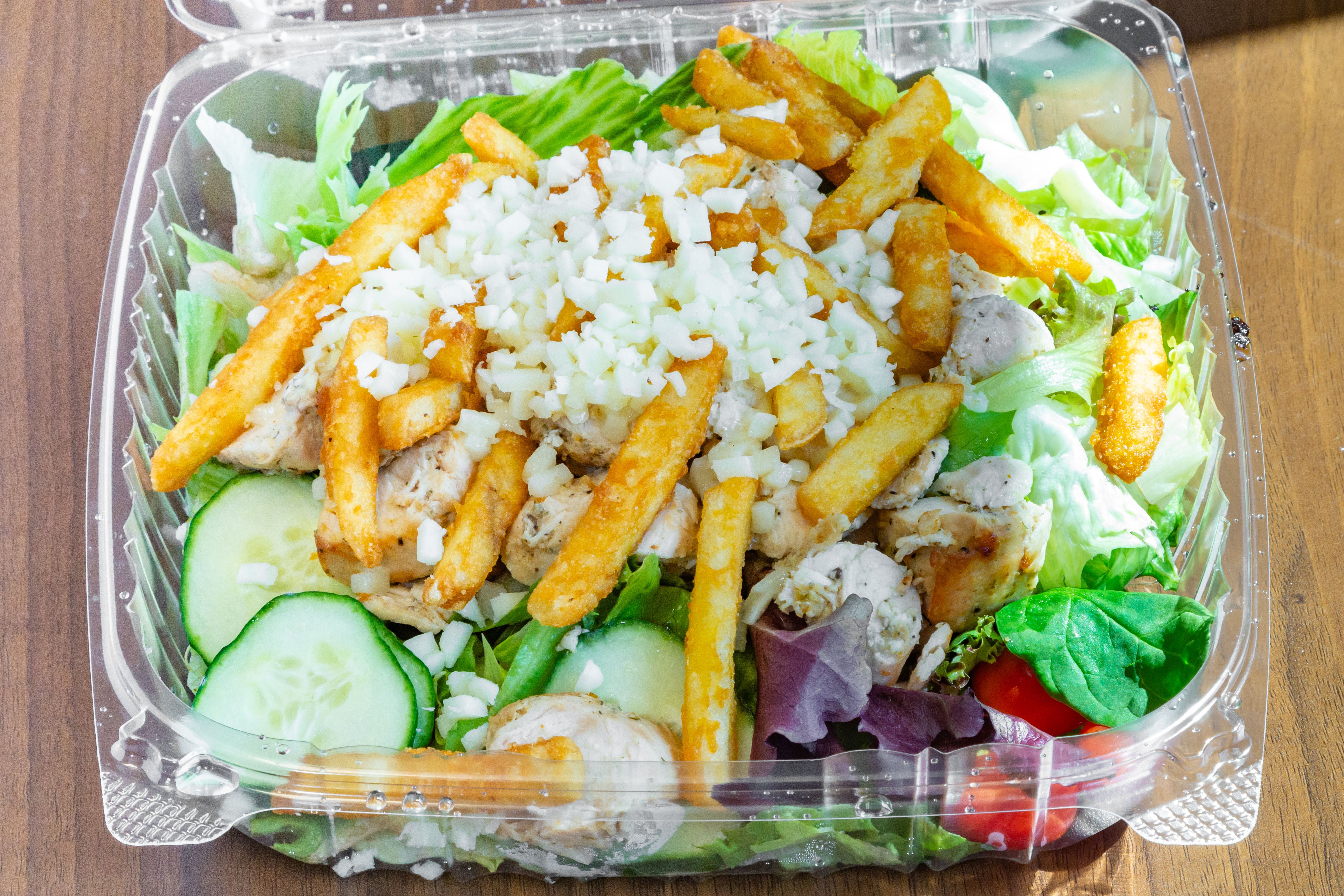 Order Grilled Chicken Salad - Salad food online from Pizza On Main store, Washington on bringmethat.com
