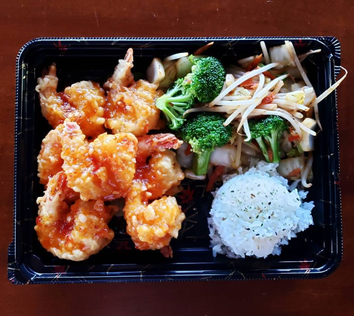 Order Sweet and Tangy Garlic Shrimp food online from Oka Sushi store, Fountain Hills on bringmethat.com