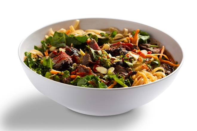 Order Spicy Ginger Steak & Rice Noodles food online from Corelife Eatery store, Clarksville on bringmethat.com
