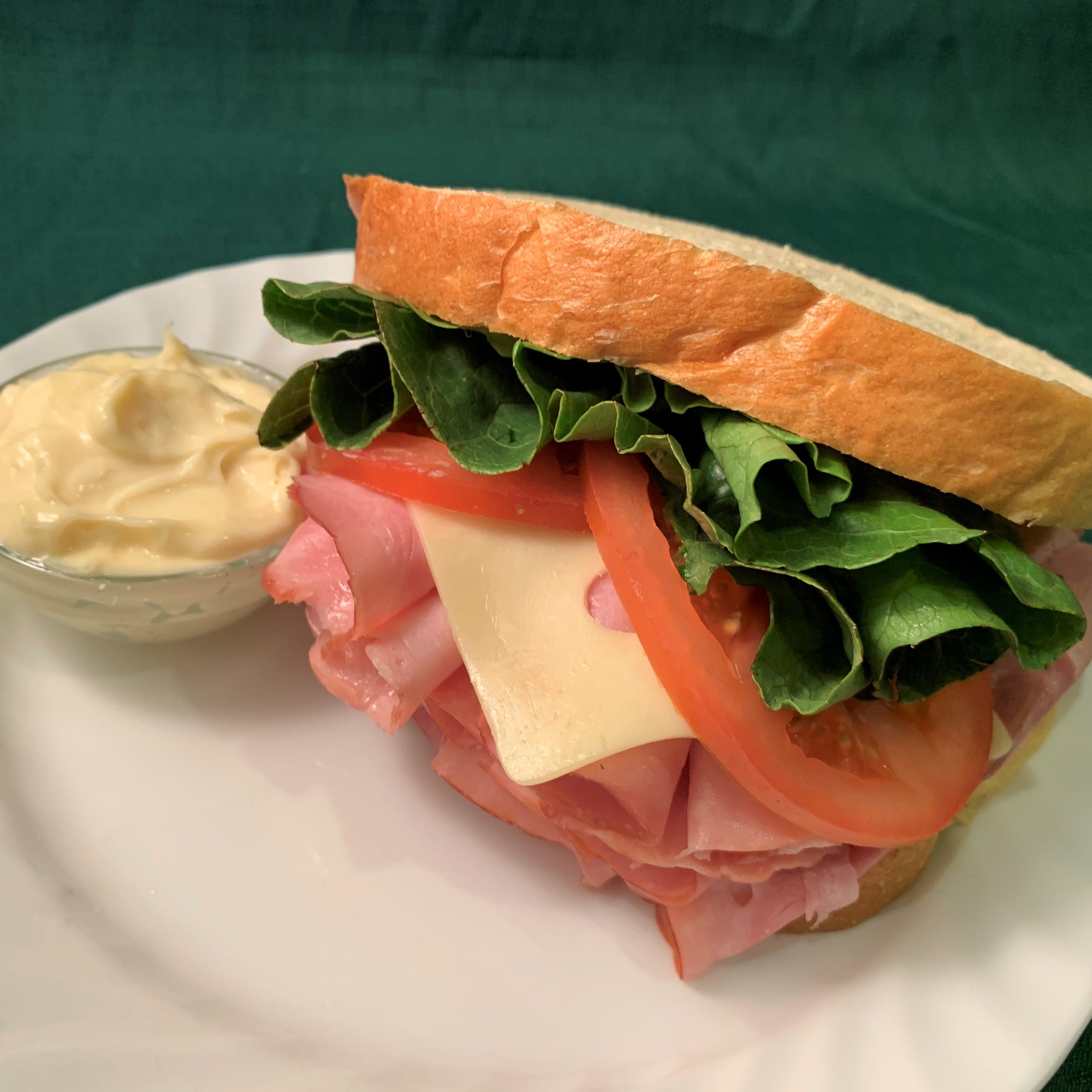 Order Ham & Swiss Whole Wheat Sandwich food online from Caffe Bene store, Jackson Heights on bringmethat.com