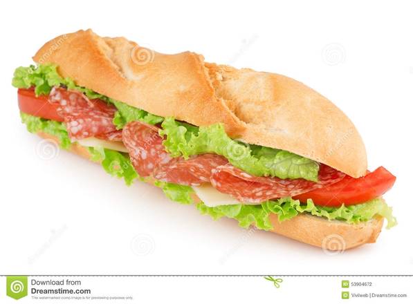 Order Salami & Cheese Sub food online from Elizabeth Pizza store, Eden on bringmethat.com