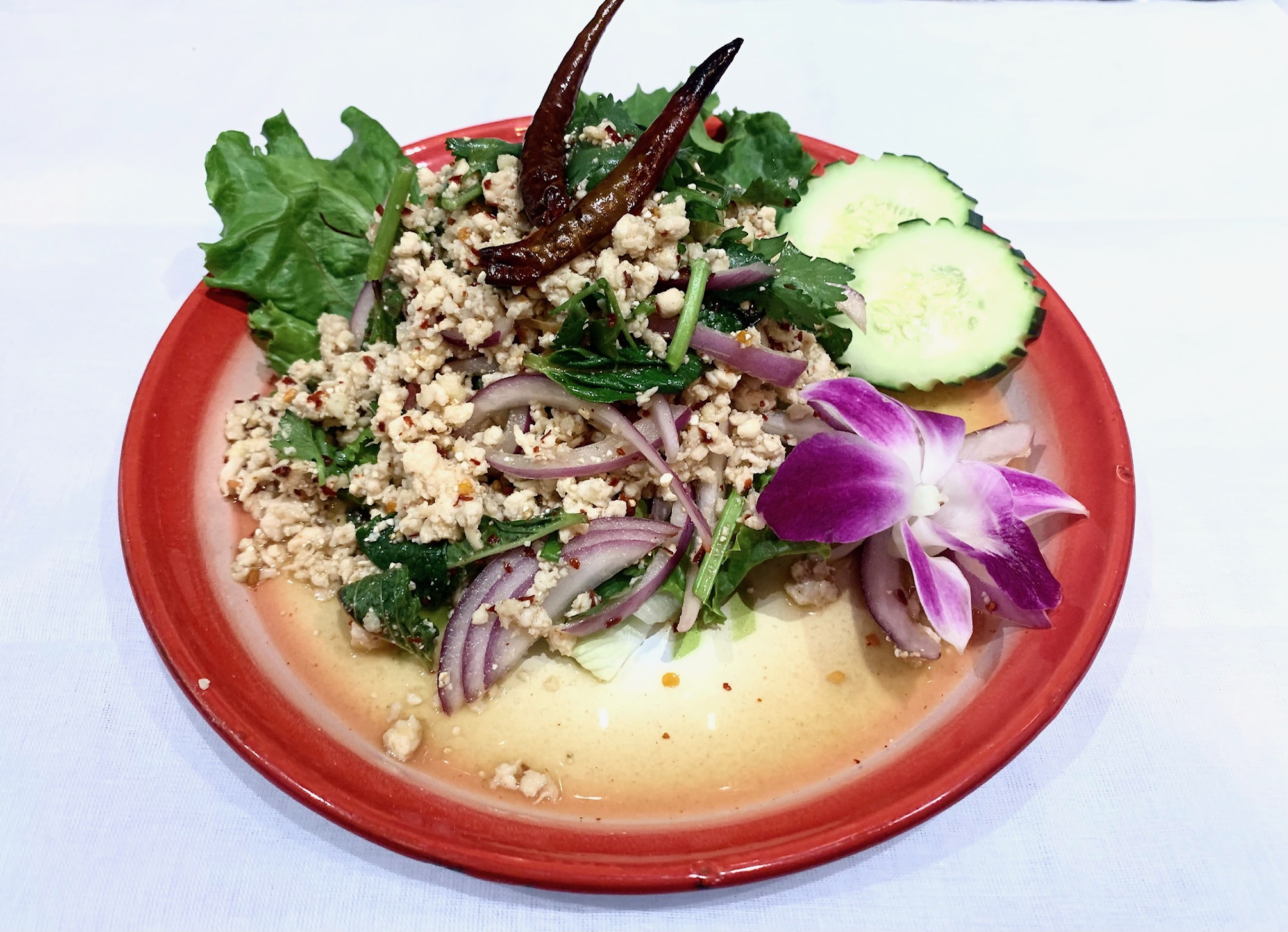 Order Larb Chicken ** food online from Lan Larb store, New York on bringmethat.com