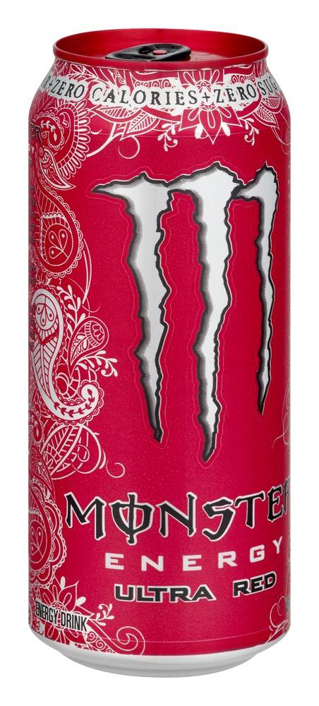 Order Monster Energy · Ultra Red Energy Drink (16 fl oz) food online from Mesa Liquor store, Mesa on bringmethat.com