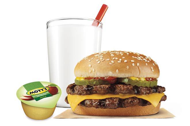 Order King Meal Jr - DOUBLE Cheeseburger food online from Burger King store, Litchfield Park on bringmethat.com