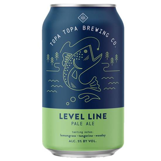 Order Topa Topa Level Line Pale Ale - 12oz food online from Sweetfin Poke store, San Diego on bringmethat.com