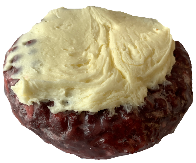 Order Red Velvet with Cream Cheese Donut food online from Buckeye Donuts store, Columbus on bringmethat.com