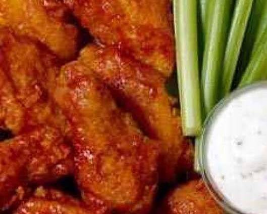 Order Hot Buffalo Wings food online from Nino's Trattoria and Pizzeria store, Lawrence on bringmethat.com