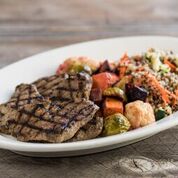 Order 1/2 All Natural Angus Steak Plate food online from Sharkys store, Burbank on bringmethat.com