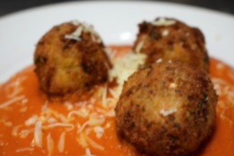 Order Sicilian Rice Balls food online from Lemon Mediterranean Restaurant store, Freehold Township on bringmethat.com
