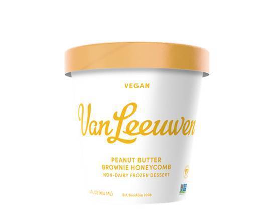 Order Van Leeuwen Ice Cream Vegan Peanut Butter Brownie Honeycomb food online from All Day Sides  store, Wilmette on bringmethat.com