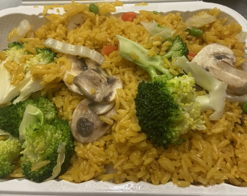 Order 20. Vegetable Fried Rice food online from New Jin Xin store, Brooklyn on bringmethat.com