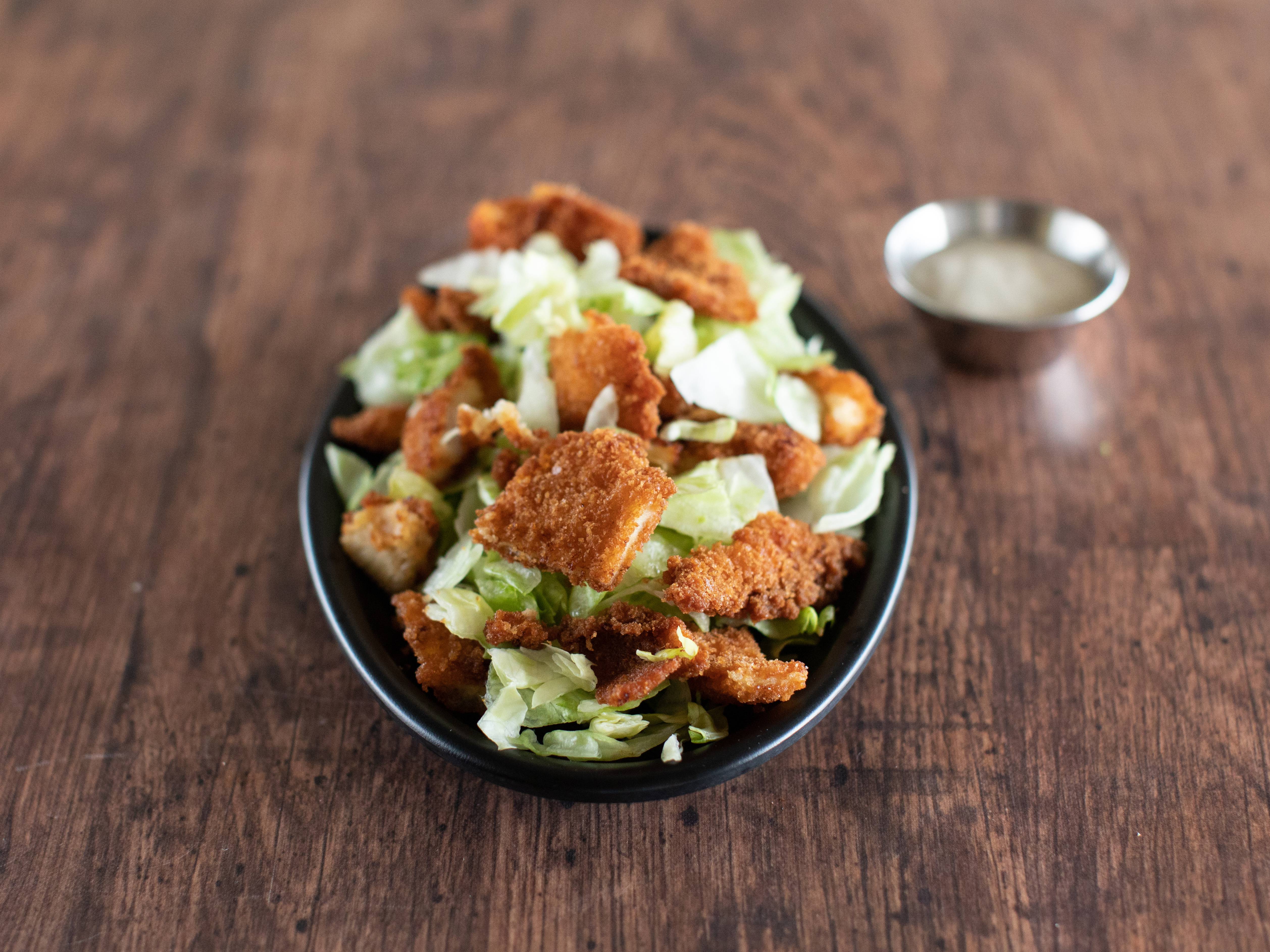 Order Crispy Chicken Salad food online from America Best Wings store, Portsmouth on bringmethat.com