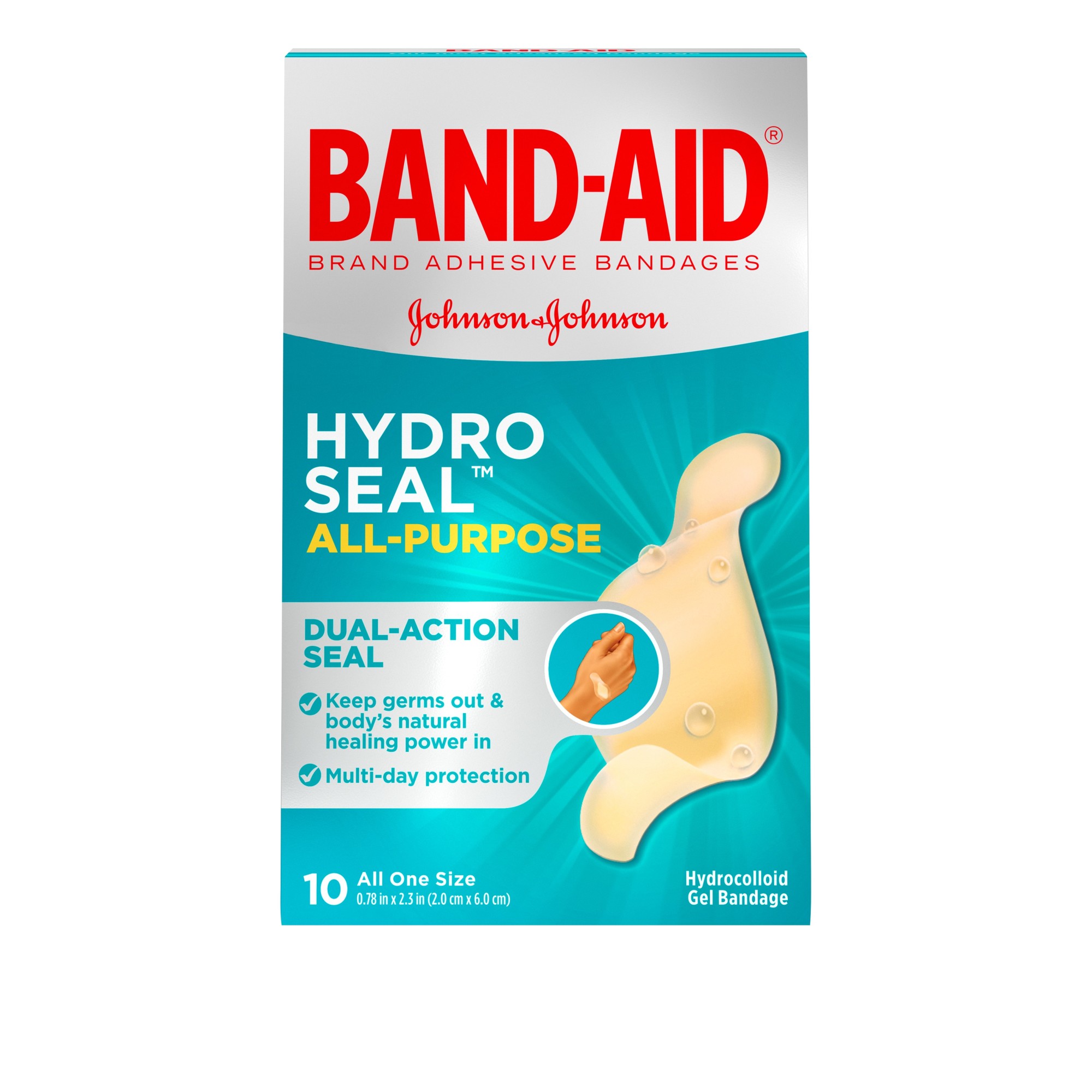 Order Band-Aid Brand Hydro Seal All Purpose Adhesive Bandages - 10 ct food online from Rite Aid store, CORNING on bringmethat.com