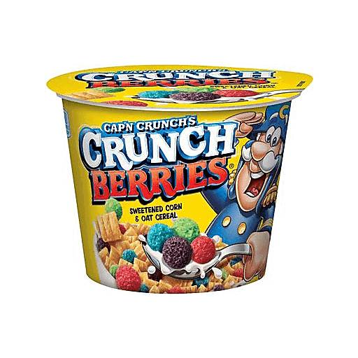 Order Cap'n Crunch Berries Cereal Cup (1.3 OZ) 133727 food online from BevMo! store, Milpitas on bringmethat.com