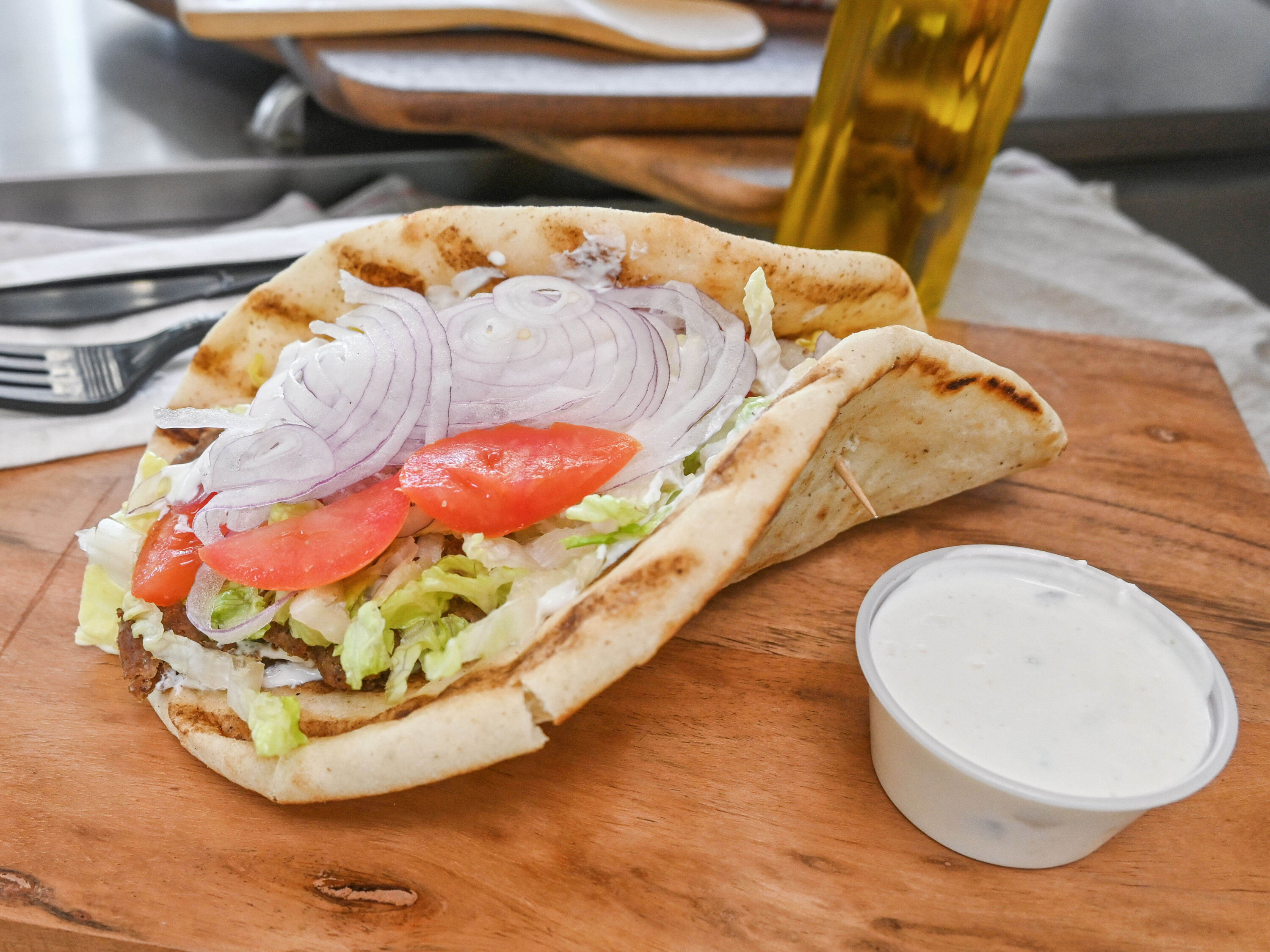 Order Gyro Sandwich food online from New Venice Pizza store, Elkins Park on bringmethat.com