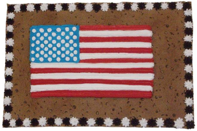 Order US Flag - HS2502  food online from Great American Cookies store, Dallas County on bringmethat.com
