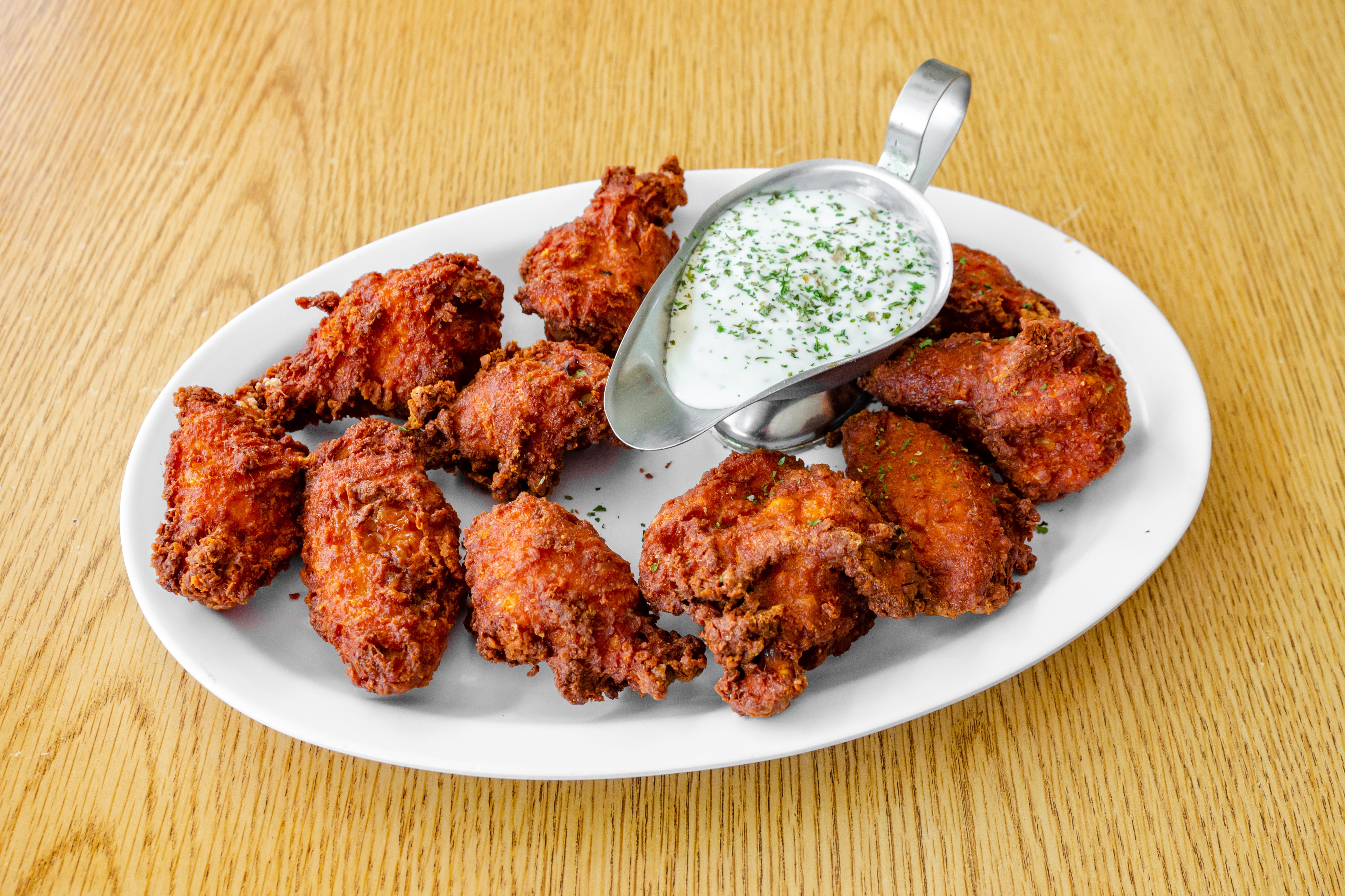 Order Buffalo Wings - 10 Pieces food online from New Pizza On The Block store, West New York on bringmethat.com
