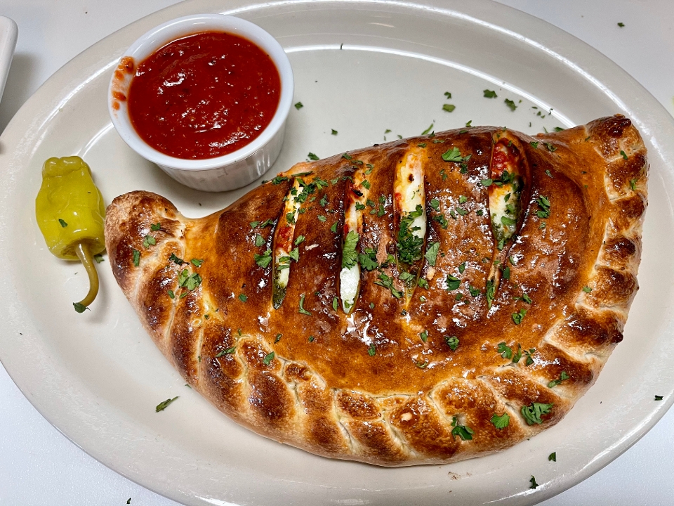 Order BYO CALZONE food online from Bitcoin Pizza store, Seattle on bringmethat.com