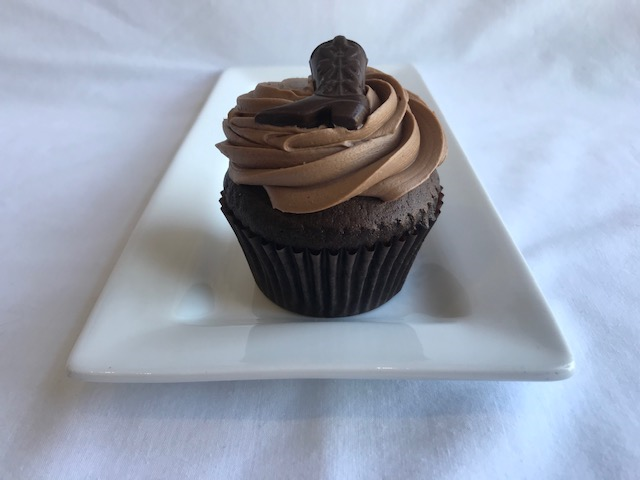 Order Johnny Cash Cupcake food online from The Sweet Spot Bakery store, Fort Worth on bringmethat.com