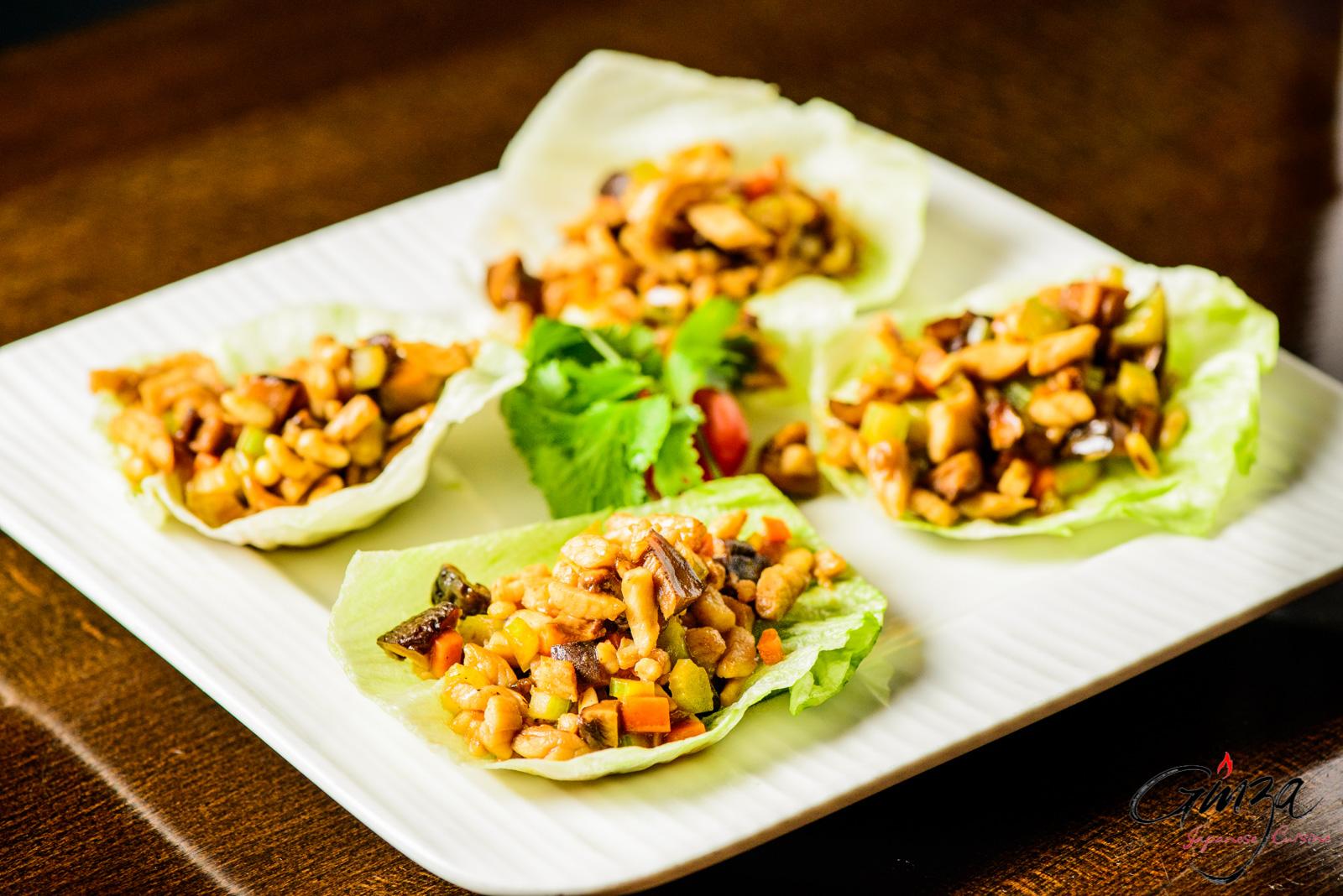 Order Chicken Lettuce Wraps food online from Ginza Japanese Cuisine store, Wethersfield on bringmethat.com