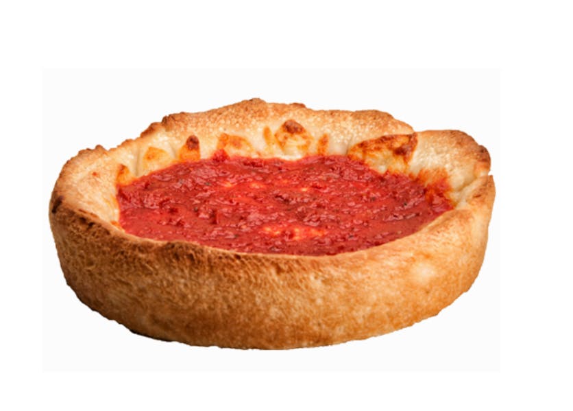 Order Deep Dish Cheese Pizza - 10" food online from Barraco's Pizza store, Burbank on bringmethat.com
