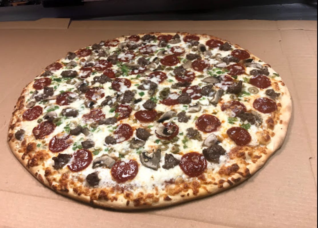 Order Supreme Pizza - Personal 10" (Serves 1 Person) food online from Uptown Pizza store, Minneapolis on bringmethat.com