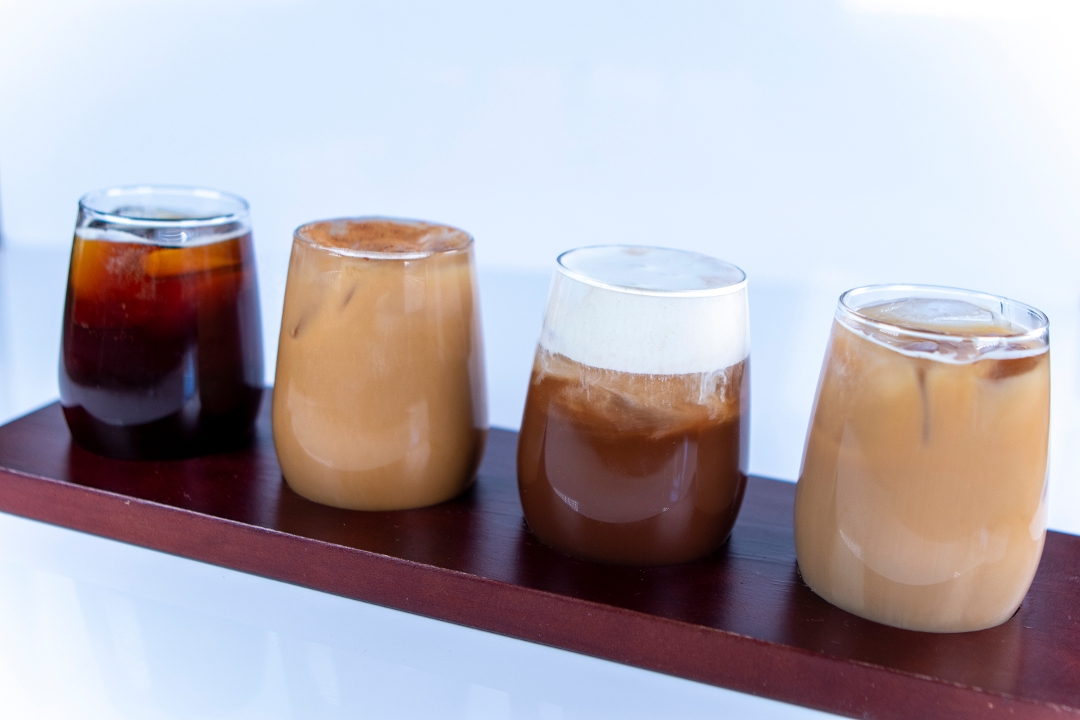 Order Cold Brew Flight food online from Snakes & Lattes Tucson store, Tucson on bringmethat.com