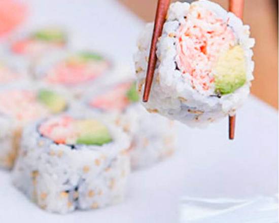 Order California Roll (8 Pcs) food online from Quickway Japanese Hibachi store, Lee on bringmethat.com