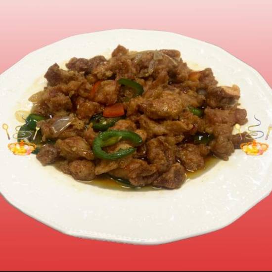 Order black pepper chicken food online from Hibachi Sushi & Supreme Buffet store, Richmond on bringmethat.com