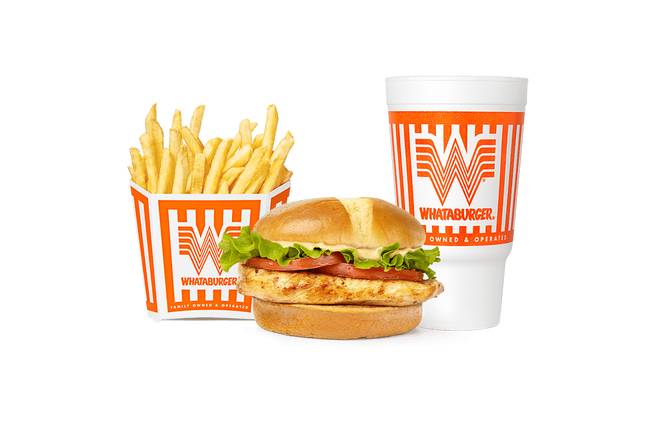 Order #11 Grilled Chicken Sandwich Whatameal® food online from Whataburger store, Houston on bringmethat.com