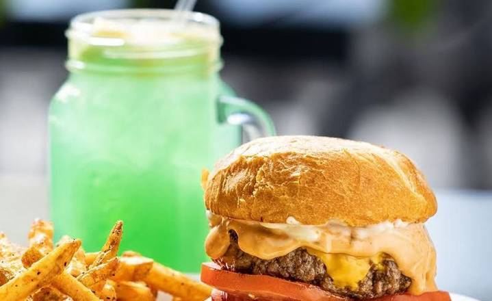 Order American Diner Burger OO food online from Biscuits Cafe store, Surprise on bringmethat.com