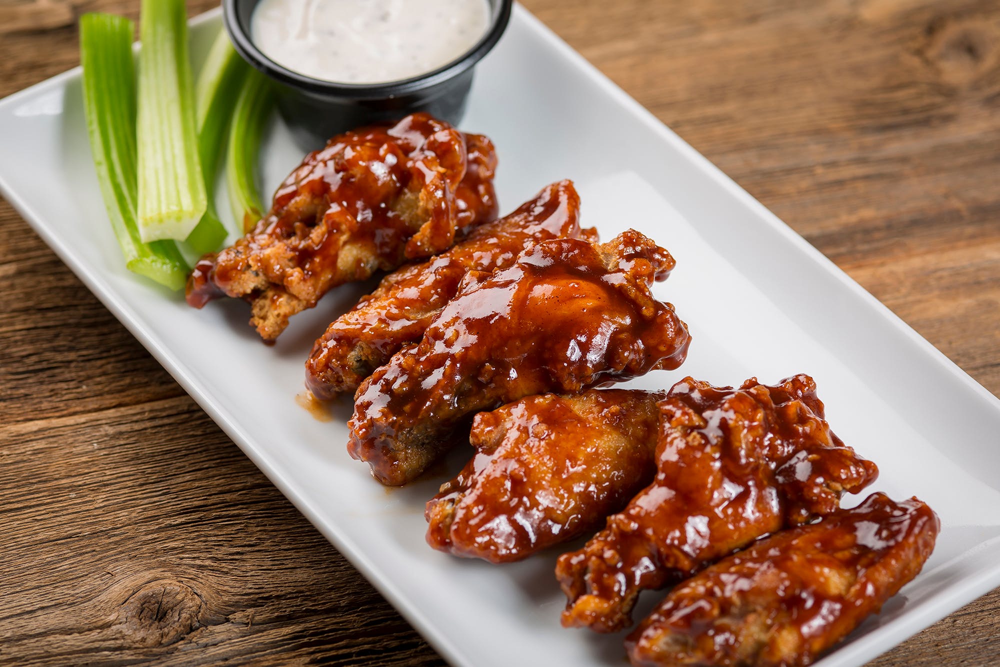Order Jumbo Wings - 6 Pieces food online from Rosatis Pizza store, Crest Hill on bringmethat.com