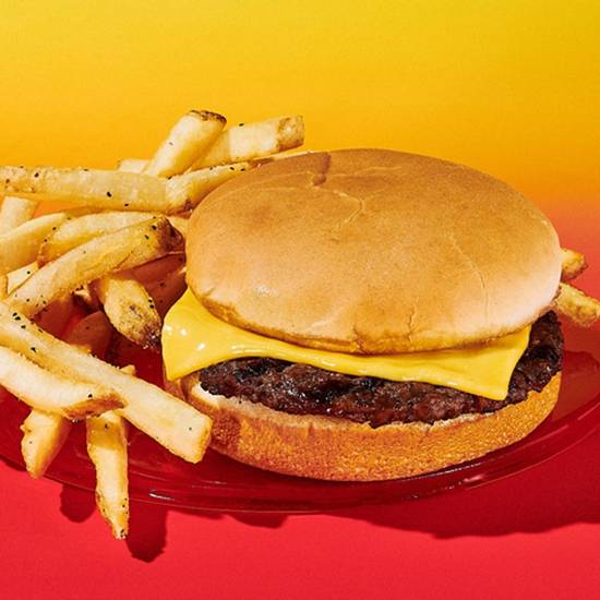 Order Kids Cheeseburger food online from Dave &Amp; Buster'S store, Balcones Heights on bringmethat.com