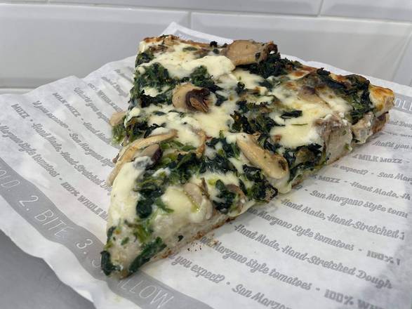 Order Pan Spinach and Mushroom Slice food online from Sbarro Coral Ridge 5288 store, Johnson County on bringmethat.com