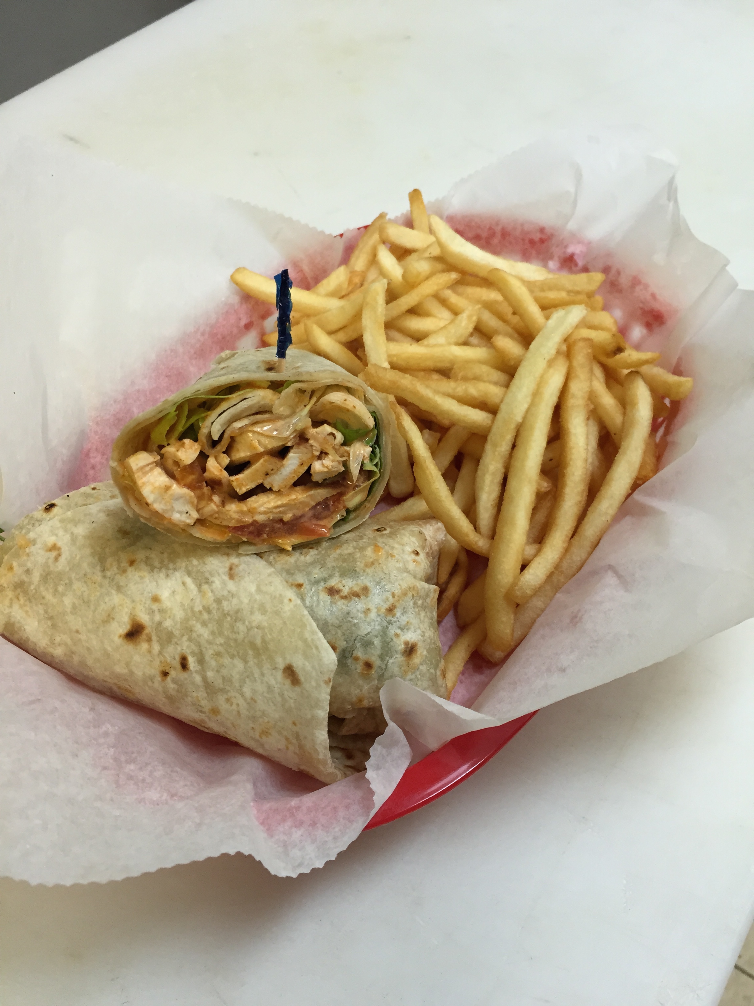 Order Chicken Wrap food online from Lukes store, Lake Bluff on bringmethat.com
