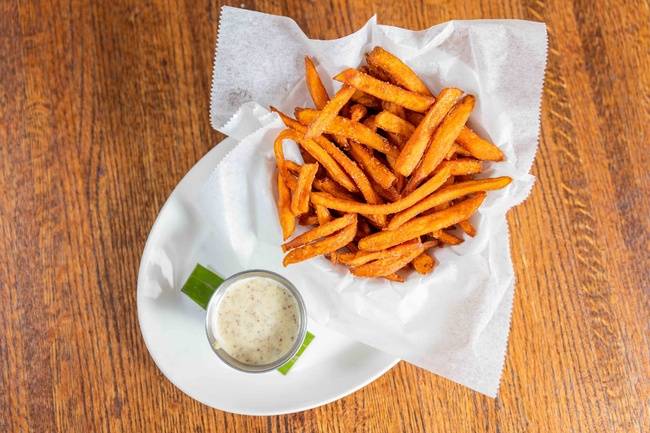 Order Side of Sweet Potato Fries food online from The Metropolitan store, North Wales on bringmethat.com