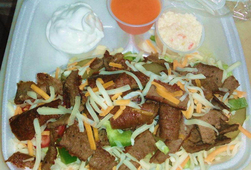 Order Gyro Salad food online from Nadia Fish & Chicken store, Chicago on bringmethat.com