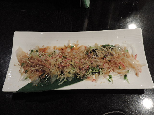 Order A9. Carpaccio Fish food online from Icho Izakaya Fusion Cuisine store, Temple City on bringmethat.com