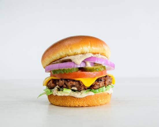 Order Bitchin' Burger food online from Veggie Grill store, Woodland Hills on bringmethat.com