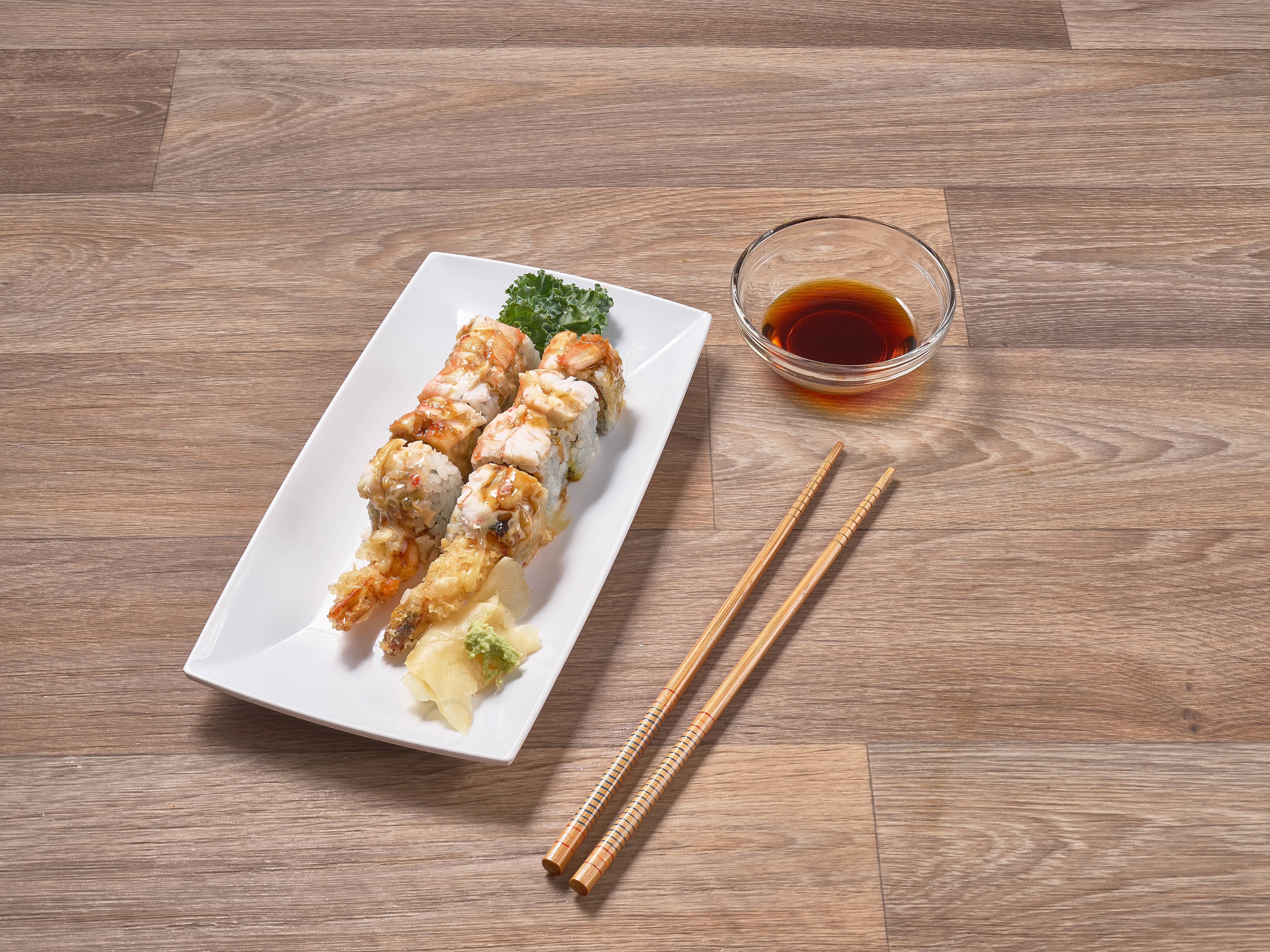 Order 2. Fire Phoenix Roll food online from Taiko Sushi store, Springfield on bringmethat.com