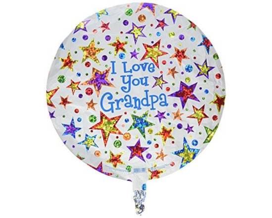 Order I love you Grandpa 18" balloon food online from Y.A.Z. Flowers And Balloons store, Berwyn on bringmethat.com