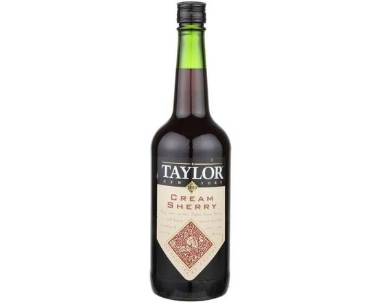 Order Taylor New York, Cream Sherry (NV) · 750ML food online from House Of Wine store, New Rochelle on bringmethat.com